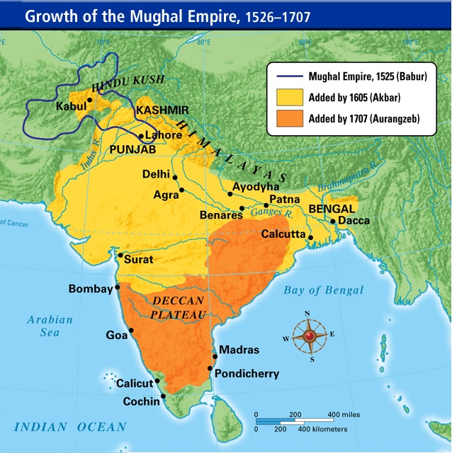 Mughal Empire 15th to 17th century