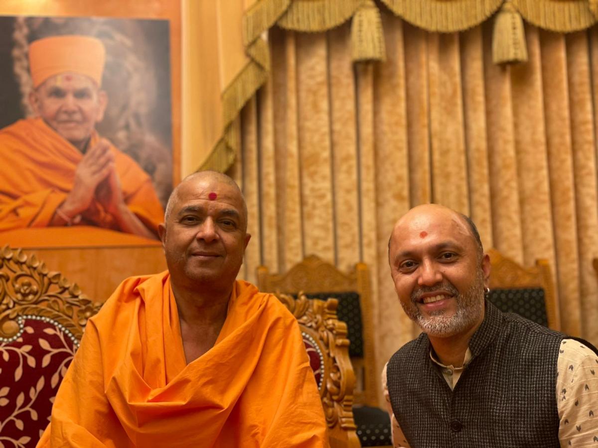 BAPS Ground Zero: Meeting Pujya Brahmvihāri Swāmi at Neasden Temple, London,&nbsp;UK